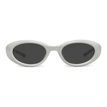 GENTLE MONSTER Blanc G12 Oval-frame Sunglasses