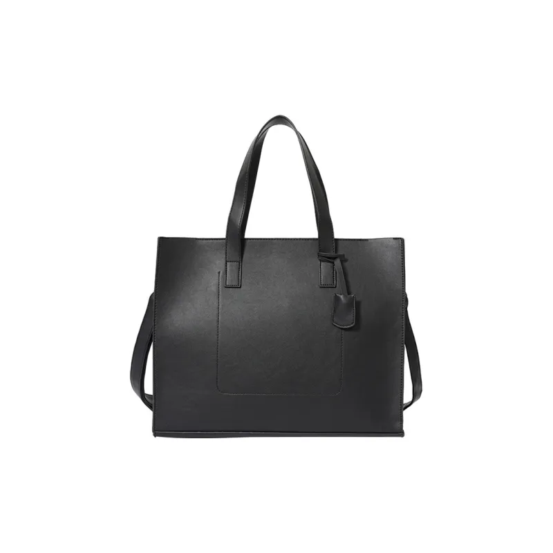 ALNI BITTON PU Handbag Shoulder Bag Crossbody Bag Regular Men's Black/Matte Gray/Textured Black/Plaid-0