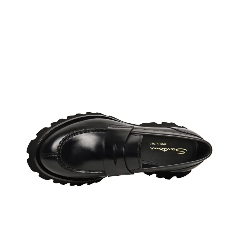 Santoni Alfie Penny-slot Leather Loafers-4