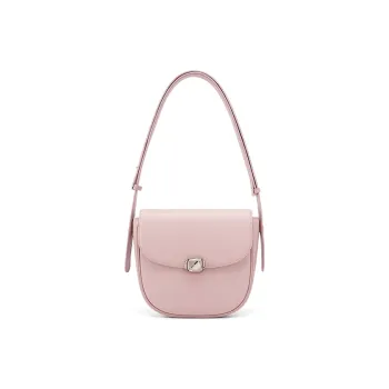 LA FESTIN Cow Leather Advanced Crossbody Saddle Bag Women's