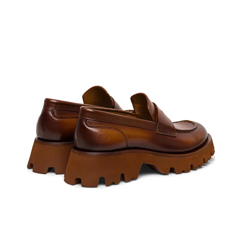 Santoni Alfie Loafers Women's Brown-3