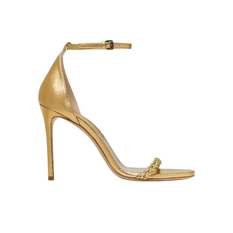 MICHAEL KORS KORS Joslyn Strap Sandals Women's Brass-1