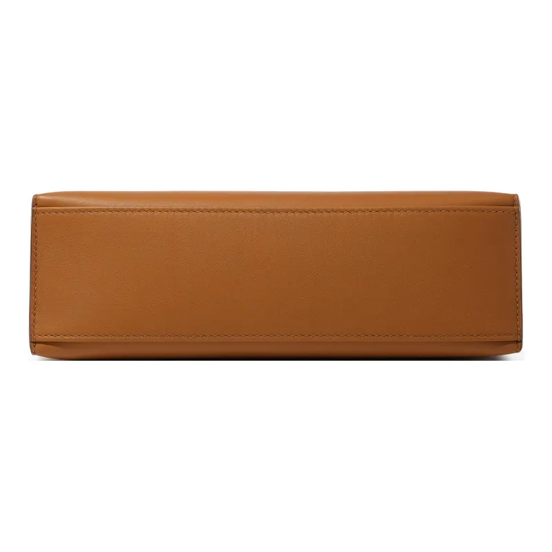 HERMES Mini Kelly Swift Leather Kelly Bag Handbags Women's 2S Sesame-4