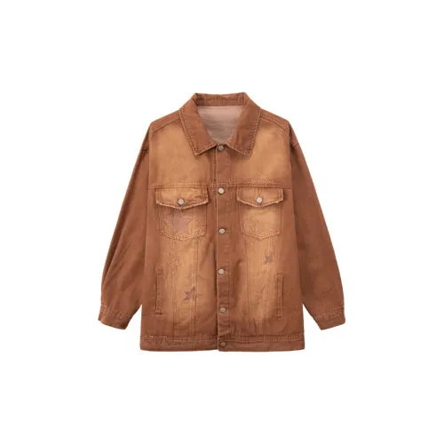 UNIFREE Denim Jackets Women's Coffee