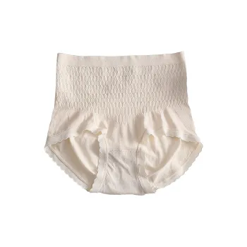 Flowers In Water Underpants Women's Milk White