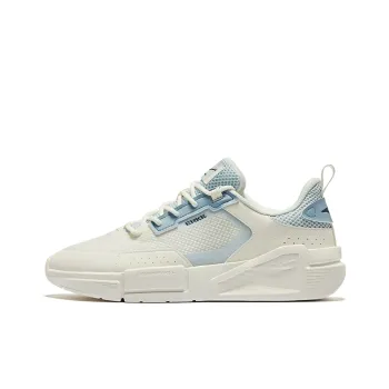 Erke Joyride 1.0 Cushioning Wear Resistant Low Top Casual Shoes Men's Microcrystal White Ice Cube Blue