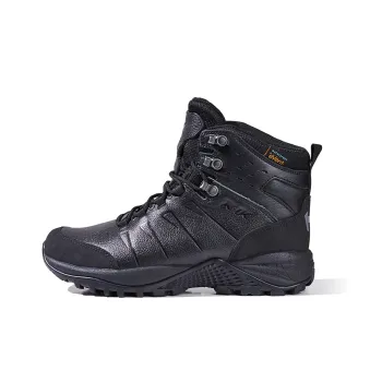 HOT POTATO Anti Slip Wear Resistant Waterproof Breathable Lightweight Coverage High Top Hiking Shoes Unisex Black