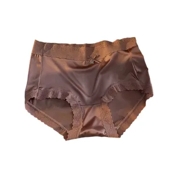 Flowers In Water Underpants Women's 1 Pack Brick Red