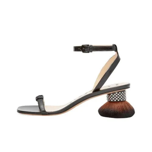 LOEWE Petal 55mm Leather Sandals