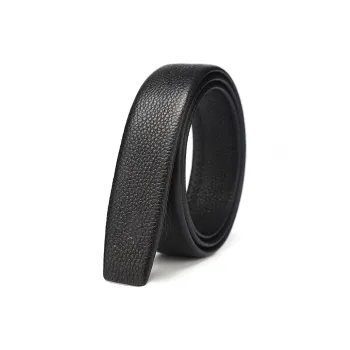 BISON DENIM Durable Wear Resistant Casual Niche Top Grain Cow Leather Leather Belts Men's Black/Coffee