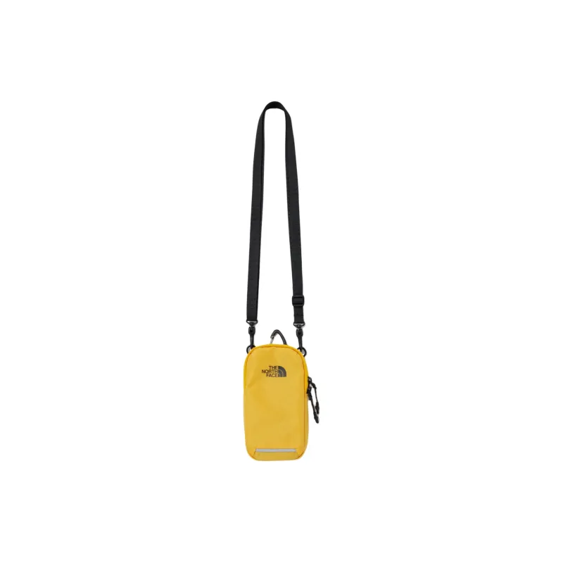 THE NORTH FACE Nylon Shoulder Bag Crossbody Bag Small Size Unisex Gold Multicolor Yellow-0