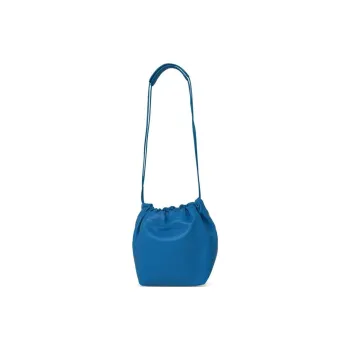JIL SANDER Lambskin Shoulder Bag Crossbody Bag Small Size Women's Dark Blue