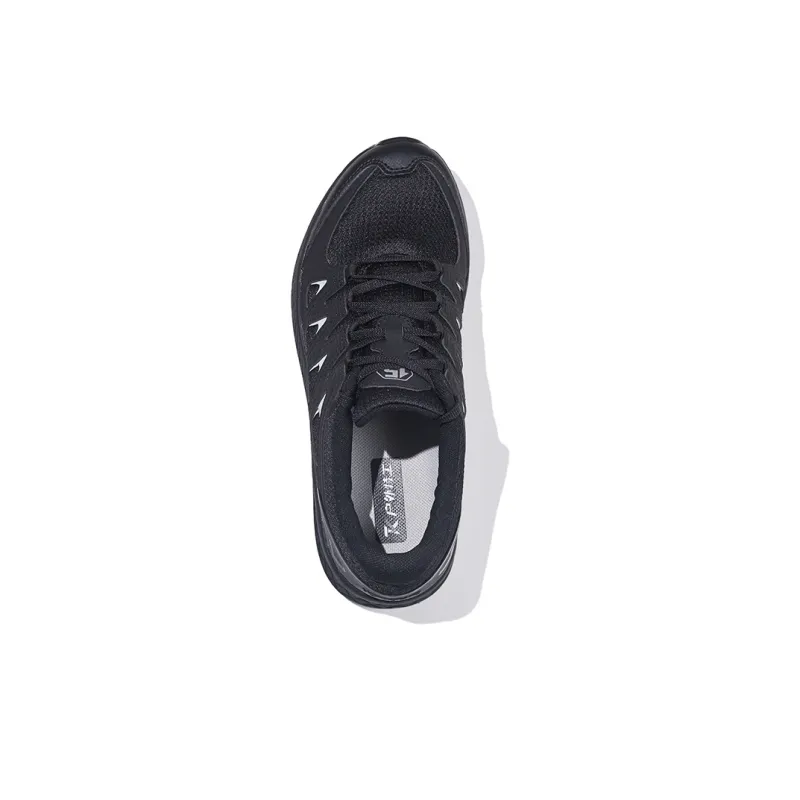 HOT POTATO Anti Slip Wear Resistant Breathable Lightweight Low Top Trekking Shoes Unisex Black-2