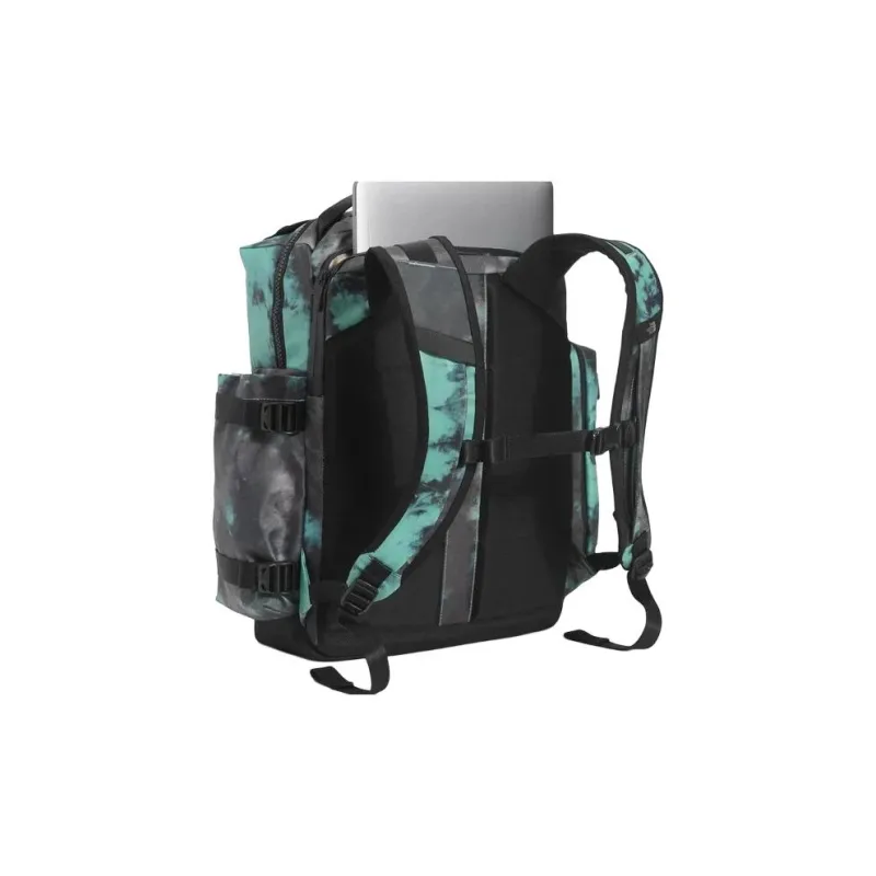 THE NORTH FACE Recycled Polyester Backpack Regular Unisex Mustard Ice-Dyed Black-4