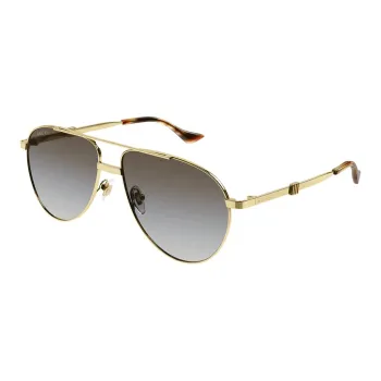 GUCCI Pilot Frame Sunglasses