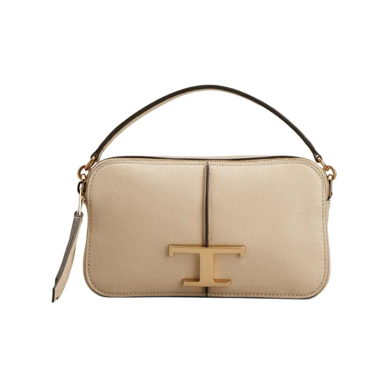 TOD'S Logo-Plaque Zipped Camera Bag-0