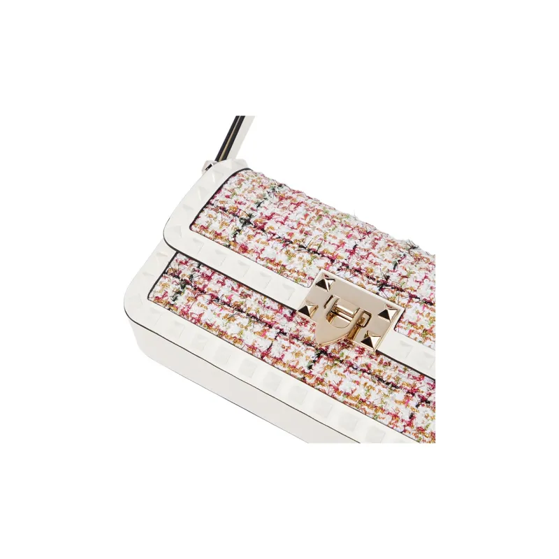 Valentino GARAVANI ROCKSTUD Fabric Handbag Shoulder Bag Women's Multicolor-2
