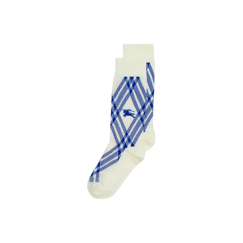 Burberry Knee-High Socks Women's 1 Pack White-0