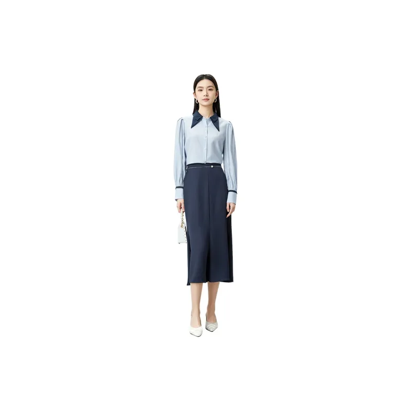 SENTUBILA Shirt Matching Sets Women's-1