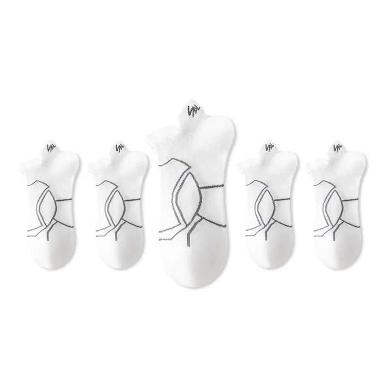 LUOLIAN Ankle Socks Men's 5 Pack-30