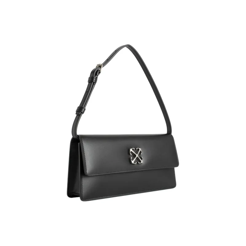 OFF WHITE Jitney 1.0 Leather Shoulder Bag-1