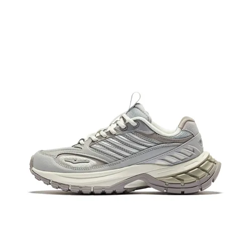 Erke Goose Feather Cushioning Wear Resistant Low Top Casual Shoes Women's Smoky Sand Ochre