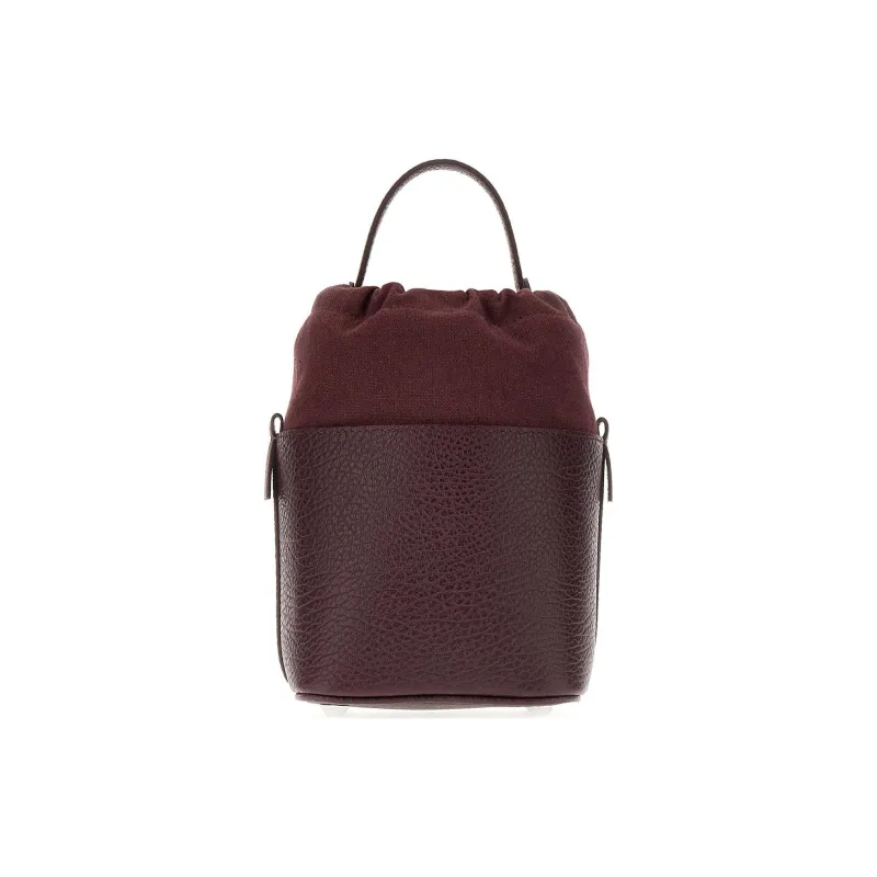 Maison Margiela Numbers Patch Drawstring Bucket Bag-2