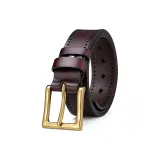 [Coffee Pin Buckle Belt]Casual Fashion