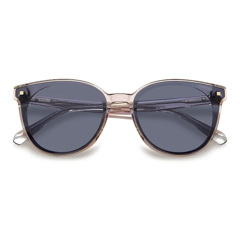 Polaroid Oval Polarized Sunglasses Unisex Gray Lens-8