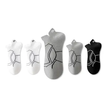 LUOLIAN Ankle Socks Men's 5 Pack