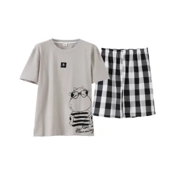 Mulong Family Loungewear & Sleepwear Set Men's Gray