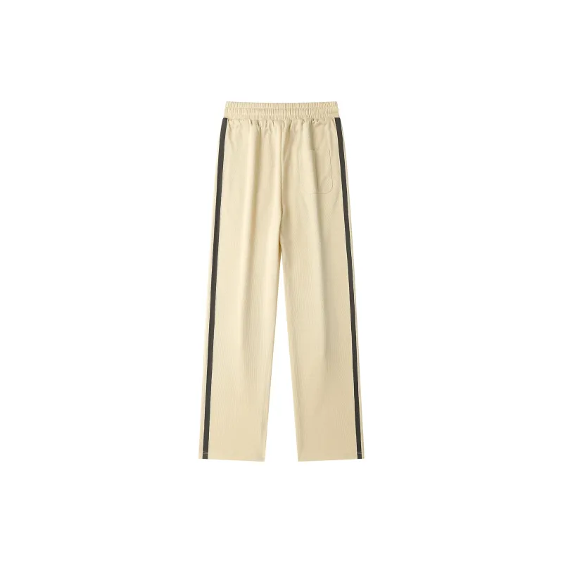 TEN MIRO Casual Pants Unisex Khaki-1