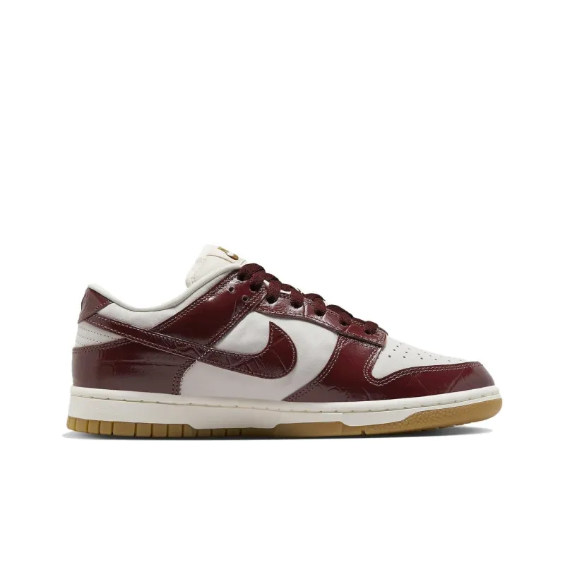 Nike Dunk Low Lx Dark Team Red Croc Women's-1
