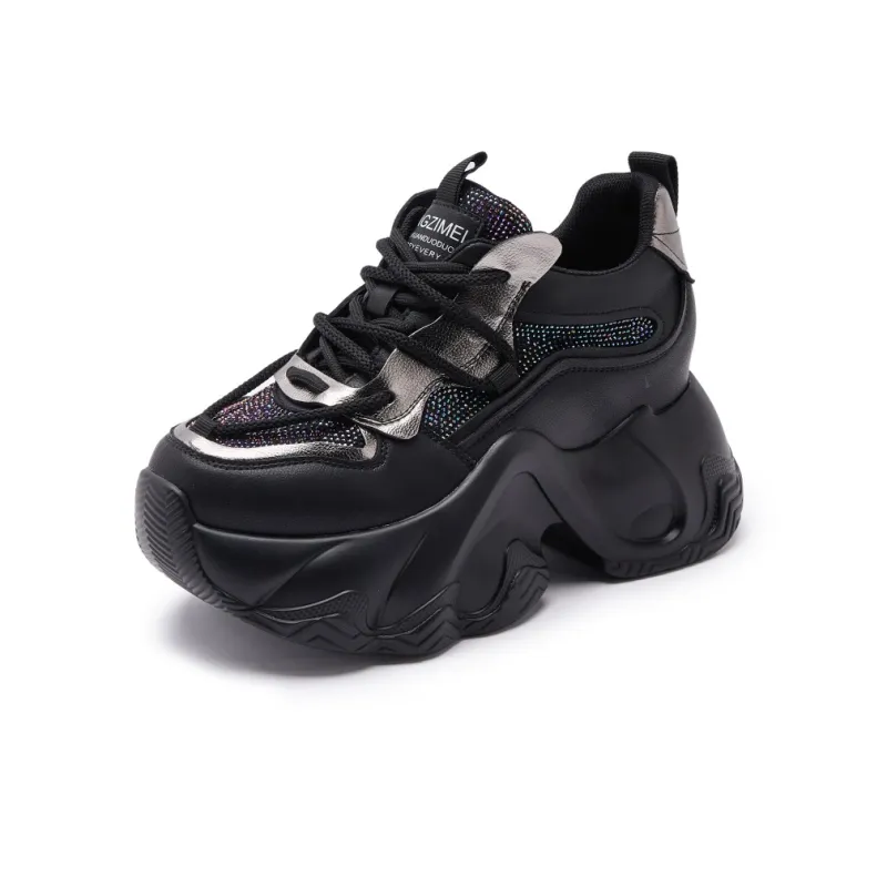 Milan Love Song Height Increasing Slip-Resistant Low-Top Chunky Sneakers Women's-6