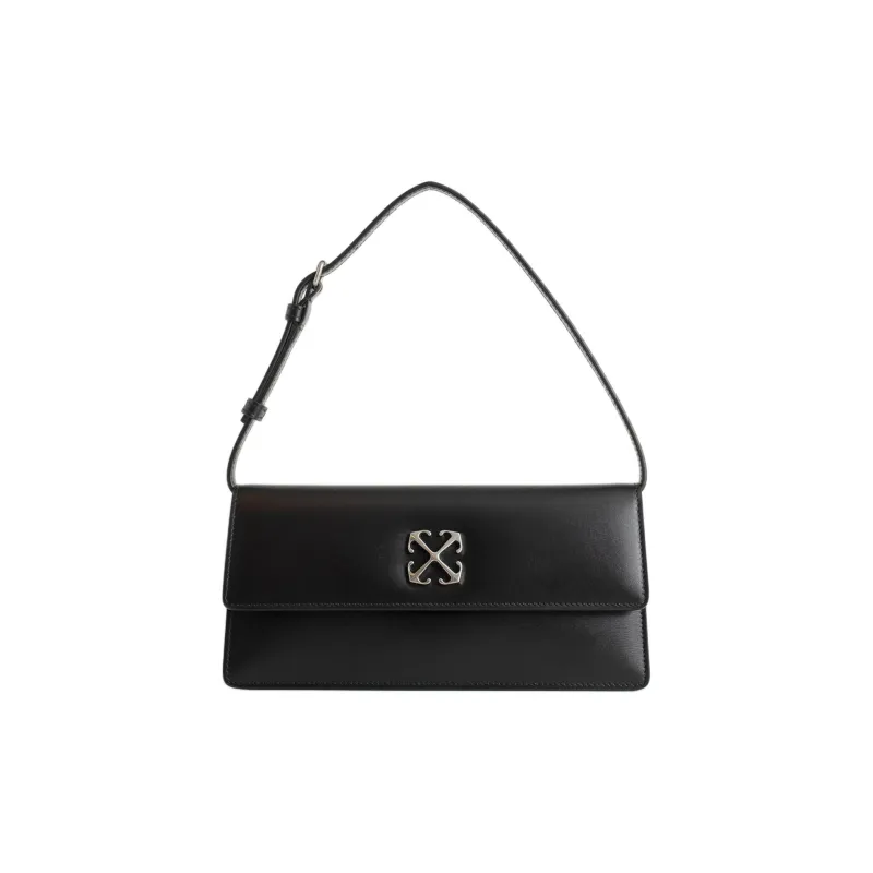 OFF WHITE Jitney 1.0 Leather Shoulder Bag-0