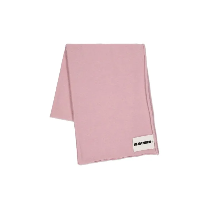 JIL SANDER + Logo Patch Scarf-2