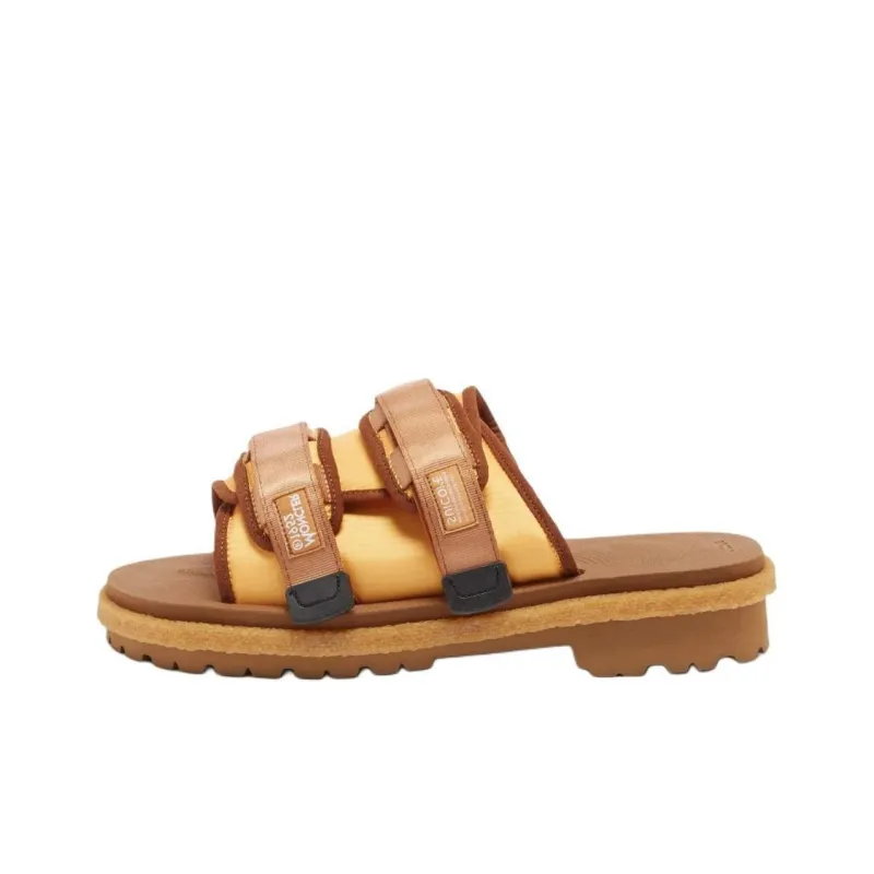 Moncler Slide Slippers Men's Yellow-0