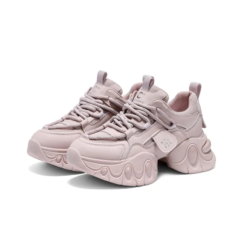 C°BANNER Low Top Chunky Sneakers Women's Purple-1