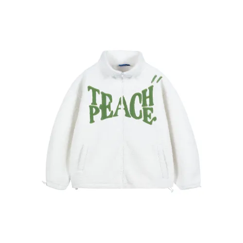 Teach Peace Unisex Velvet Jacket