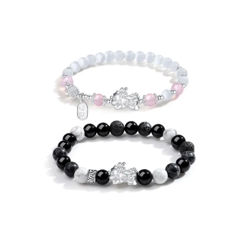 BAGGL Obsidian Jade Bracelets Unisex-0