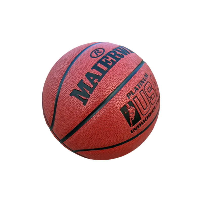 Melway PU Basketball Red Brown Size 5 Ball Training Competition Kids'-2
