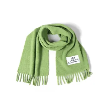 MARNI Logo-patch Fringed Scarf