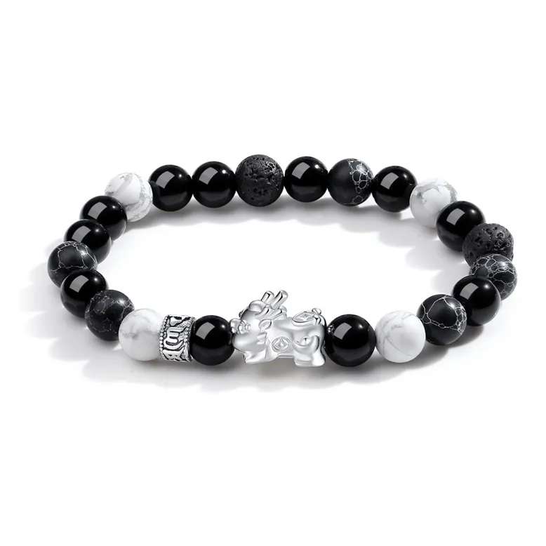 BAGGL Obsidian Jade Bracelets Unisex-5