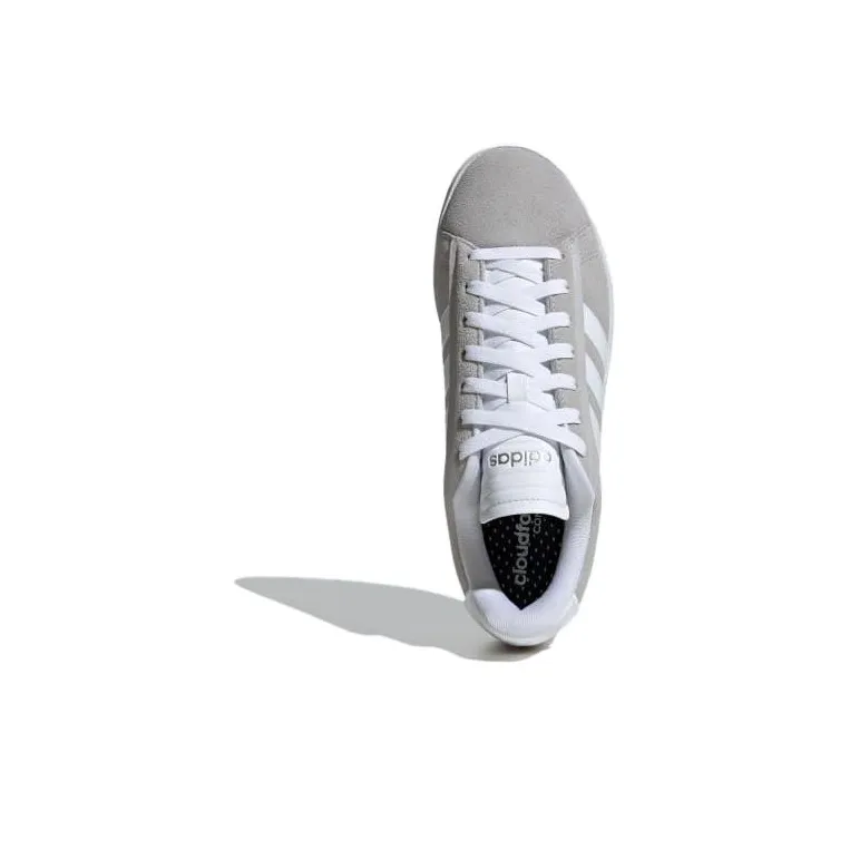 Adidas Neo GRAND COURT Alpha Cushioning, Wear Resistant Low Top Skateboard Shoes Men's Gray-4