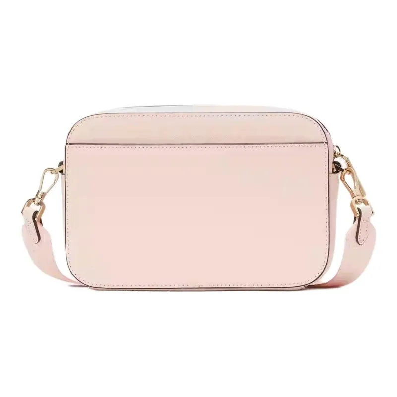 Kate Spade Glitter Fabric Camera Bag, Shoulder Bag, Crossbody Bag Mini Women's Conch Pink-2