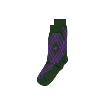 Burberry Mid-Calf Socks Women's 1 Pack Vine Green