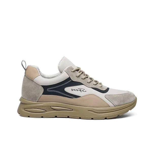 He Jinchang Low Top Casual Shoes Men's Earth Yellow-2