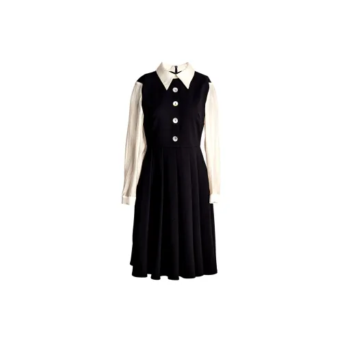 ROEYSHOUSE SS24 Long Sleeved Dress Women's Black
