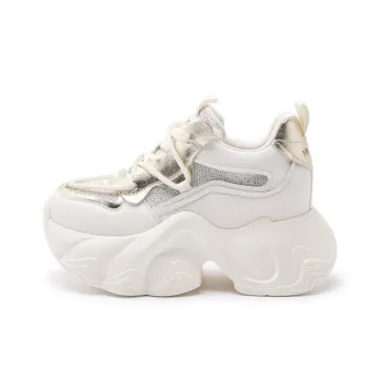 Milan Love Song Height Increasing Slip-Resistant Low-Top Chunky Sneakers Women's