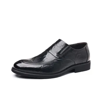 Romon Dress Shoes Men Low-Top Black